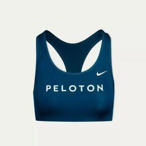 NWT Peloton Nike Blue Swoosh Bra
